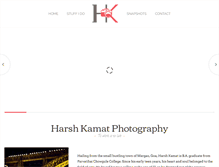 Tablet Screenshot of harshkamat.com